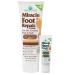 Miracle Foot Repair Cream 8 oz + 1 oz Miracle Hand Repair Healing Aloe Vera Lotions for Dry Cracked Hands and Feet Diabetic-Safe Moisturizes Softens and Repairs