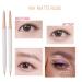 Double Ended Highlighter and Eye Makeup Pen - Glitter & Matte Nude Eyeliner, Eyeshadow, and Liquid Contour Liner - 2 in 1 Multi-Functional Long Lasting Makeup Stick - Silkworm Pencil (01, 03, 04) - Buy Online on GoSupps.com