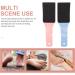 UKCOCO 2 Pi ces Lot de R pes Pied Double Face Ergonomiques avec Poign e Incurv e Exfoliantes et L g res pour liminer les Peaux Mortes et Soins des Disponibles Bleu et Rose Facile - Buy Online on GoSupps.com