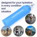 LIQUIDPACKPRO 500ml Soft Water Bottle - Portable 17oz Flask for Running, Hiking, Cycling - Buy Online on GoSupps.com