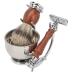 Shaving Bowl and Brush Set - Retro Alloy Beard Brush Cream Brush Stand & Soap for Men | Premium Shaving Accessories - Buy Online on GoSupps.com