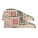Tribal Ethnic Drawing Dry Hair Cap 2 Piece Quick Drying Towel Set with Button Headband Super Absorbent Soft & Comfortable