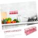 Zerodeko 1 Set Spice Jar Spices Condiment Jars Ceramic Space Kitchen Seasoning Jar Clamshell Container Square 24.3X9.4X9CM Pink - Buy Online on GoSupps.com