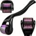 Derma Roller 540 Titanium Needles For Acne Scars Face Facial Wrinkles Hair Loss Stretch Marks Hair Operation Scars Regrowth Micro Needles Professional Micro needling Derma Needling (0.75mm)