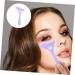 VINTORKY Eyeliner Stamp Silicone Eyeliner Aid Eyeliner Mascara Shield Eye Makeup Tools Eyeliner Tool Eye Liner Pencils Eyelash Stencils Reusable Eyelash Tool Silica Gel Multifunction Purple 12.00X6.00X0.50CM Purple - Buy Online on GoSupps.com