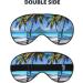FoRes Tahiti Beaches Print Sleep Eye Mask - Adjustable Light Blocking Unisex Design for Deep Rest - Buy Online on GoSupps.com