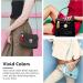 Boao Clip on Sleeve Lipstick Pouch Keychain - 10 Piece Set for Women & Girls | Travel Lipstick Holder with Plastic Ring in Assorted Colors - Buy Online on GoSupps.com