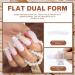 Morovan Poly Gel Nail Kit - Brown | Nail Extension & Art Starter DIY Set with UV Lamp, Slip Solution & Base Top Coat - Buy Online on GoSupps.com