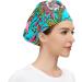 MUKJHOI Adjustable Flower Leaves Working Cap for Women Men | Bouffant Hat with Sweatband - Buy Online on GoSupps.com