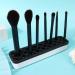 Uxsiya Makeup Brush Stand Nail Pen Storage Box All-Direction for Living Room (Black)