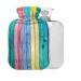 Colored painted boards BPA-free hot water bottle with cover 2 l large hot water bag for pain relief headache neck and shoulders