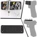 55lb Gun Magnet Mount for Secure Weapon Concealment - Magnetic Holder for Home, Vehicle, Wall, Bedside, Doorway, Desk - Includes Screws and Adhesive - Buy Online on GoSupps.com