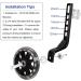 Buy PWSAP Bicycle Support Wheels - Adjustable Stabilizers for 12-20 Inch Kids' Bikes - Black Training Wheels for Safe Riding - Buy Online on GoSupps.com
