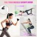 Hurdilen Exercise Loop Bands Resistance Bands Set with 3 Resistance Levels of Workout Bands and Carrying Case and Workout Manual Support for Gym Pilates Yoga Crossfit Muscle Building etc. (Black Grey Light Grey) - Buy Online on GoSupps.com