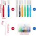 40 Pack Interdental Brushes & Dental Floss Set - Mini Gap Toothbrushes with Storage Box - Reusable Oral Care in 8 Colors - Buy Online on GoSupps.com
