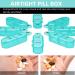 Monthly Pill Box Organizer 2 Times a Day AM PM Medicine Holder with 32 Compartments - Easy Open Design for Kids, Elderly, and Arthritic Hands - Cyan - Buy Online on GoSupps.com