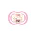 MAM PERFECT NIGHT Schnuller aged 16+ months prevents tooth misalignment particularly thin and flexible silicone pacifier lights up in the dark 16+ months Dream Big