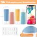OPRET 4-Piece Silicone Travel Bottles Set - 100ml Leak-Proof Containers for Cosmetics & Liquids - Travel Size Kits in Blue Green Pink & Yellow - Buy Online on GoSupps.com