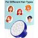 Heeta Scalp Massage Brush for Wet & Dry Hair | Soft Silicone Shampoo Brush for Gentle Head Massage - Blue & White - Buy Online on GoSupps.com