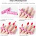 50Pcs Sponge Toe Separator & Foam Finger Spreader Set | Soft Manicure Pedicure Tools for Perfect Nails - Buy Online on GoSupps.com
