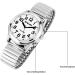 MauJOY Speaking Women's Watch - Clear & Loud for Seniors & Visually Impaired - Ultra-Durable White Dial with Black Digits Men s TK8835 Splitting Band - Buy Online on GoSupps.com