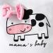 UUAISSO Baby Girls Cow Print Ruffled Outfit - Long Sleeve Top and Pants Set, Infant Clothing Gifts 12-18 Months - Buy Online on GoSupps.com