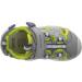 Geox Boy's B Sandal Multy 6 UK - Grey Lime Green | Breathable Kids' Sandal - Buy Online on GoSupps.com