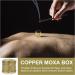 FARUTA Copper Moxa Box for Moxibustion Therapy | Portable Moxa Stick Cans | 10pcs Anti-Ash Net - Buy Internationally - Buy Online on GoSupps.com