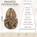 Sofeiyan 28cm Clip-In Ponytail Extension - Curly & Corrugated Synthetic Hair for Women in Brown & Blonde - Buy Online on GoSupps.com