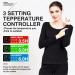 Intelligent Temperature Control Electric Heating Winter Suit - Warm Underwear Set in Black - X-Large - Buy Online on GoSupps.com