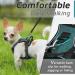 Eagloo Dog Harness for Small Dogs | Adjustable Durable Anti-Train Design with Reflective Strips | Ideal for Walking & Jogging - Dark Green XS (1 Pack) - Buy Online on GoSupps.com