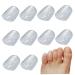 Toe Protector Anti-Friction Silicone Toe Caps 10PCS Small Toe Sleeve Covers for Corns Blisters Pain Relief Toe Guards Toe Sleeves Silicone Toe Caps Toe Covers