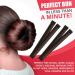 Glamza Women's Magic Hair Bun Snap Styling Donut Former French Twist Band Maker (Dark Brown) - Buy Online on GoSupps.com