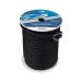 Double Braided Nylon Anchor Line with Stainless Thimble Black 1/2-Inch x 100-Feet