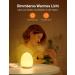 Synighty Dimmable Silicone LED Night Light for Children - 8 Color Changing 1-Hour Timer Memory Function Type C Charging - Perfect Egg-Shaped Bedside Lamp for Breastfeeding (White) - Buy Online on GoSupps.com