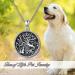 WINNICACA Sterling Silver Tree of Life Pet Dog Necklace - Mother Child Pet Jewelry for Animal Lovers | Perfect Birthday or Mother's Day Gift - Buy Online on GoSupps.com
