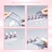 MISSELF Nail Stand Set - 2 Metal Pink Stands with Magnetic Crystal Base, Perfect for Press Ons & Nail Art Practice - Buy Online on GoSupps.com
