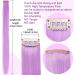 IAMERUI Party Highlights Clip-in Hair Extensions - 14 Pcs, Lavender Light Purple - Buy Online on GoSupps.com
