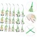 HOMSFOU 1set Faceless Doll Wooden Sign Christmas Ornaments St Patrick s Day Wooden Shapes Ireland Charm - Buy Online on GoSupps.com