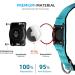 IP68 Waterproof Airtag Dog Collar - Durable Reflective Apple Airtag Holder for Medium Dogs (Blue M) - Buy Online on GoSupps.com