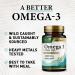 Omega 3 Fish Oil 1200mg - Triple Strength Softgels Omega-3 Supplements Natural Brain Heart Health & Immune Support - Fatty Acids with EPA & DHA - Wild Caught Fish Oil Supplement - 120 Softgels 120 Count (Pack of 1) - Buy Online on GoSupps.com
