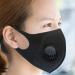H HARLEY STREET CARE SponDuct Black Elastic Foam Sponge Face Mask Pack of 6 masks Washable & Reusable Breathable Mouth & Nose Cover with Exhalation Valve - Buy Online on GoSupps.com