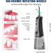KUSKER Cordless Water Dental Flosser - Portable Oral Irrigator with 4 Modes, IPX7 Waterproof, 30-Day Rechargeable for Home & Travel (Black) - Buy Online on GoSupps.com