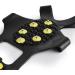 Willceal Ice Cleats - Rubber Snow Shoe Spikes with 10 Steel Studs for Traction | Yellow Medium - Buy Online on GoSupps.com