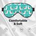 Alpaca Cactus Print Sleep Mask - Double-Sided Unisex Eye Mask for Sound Sleep & Skin Care - International Shipping Available - Buy Online on GoSupps.com