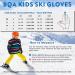 BQA Kids Ski Gloves - Waterproof Winter Cold Weather Snowboard Snow Warm Gloves for Boys & Girls - Black X-Small - Buy Online on GoSupps.com