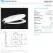 Centoco 1600-001 Elongated Plastic Toilet Seat - Standard Economy Model, White - Buy Online on GoSupps.com