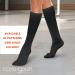 Knee High Compression Stockings 30-40 mmHg XXL Black | Core Spun | International Shipping Available - Buy Online on GoSupps.com
