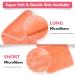 NineEigh Microfiber Makeup Towels - 6 Reusable Facial Cloths for All Skin Types (20x40cm Orange) - Washable Makeup Remover - Buy Online on GoSupps.com