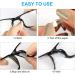 10 Pairs Black Soft Silicone Adhesive Eyeglass Nose Pads for Full Plastic Frames | Anti-Slip & Heighten Air Chamber Nose Pads by SURMAP - Buy Online on GoSupps.com